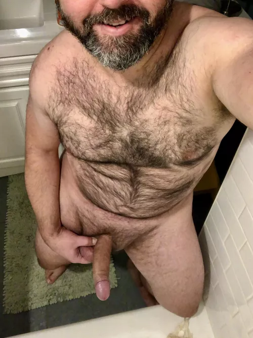 Dads are great shower buddies because they can reach all the deep, hard to reach areas.(42)