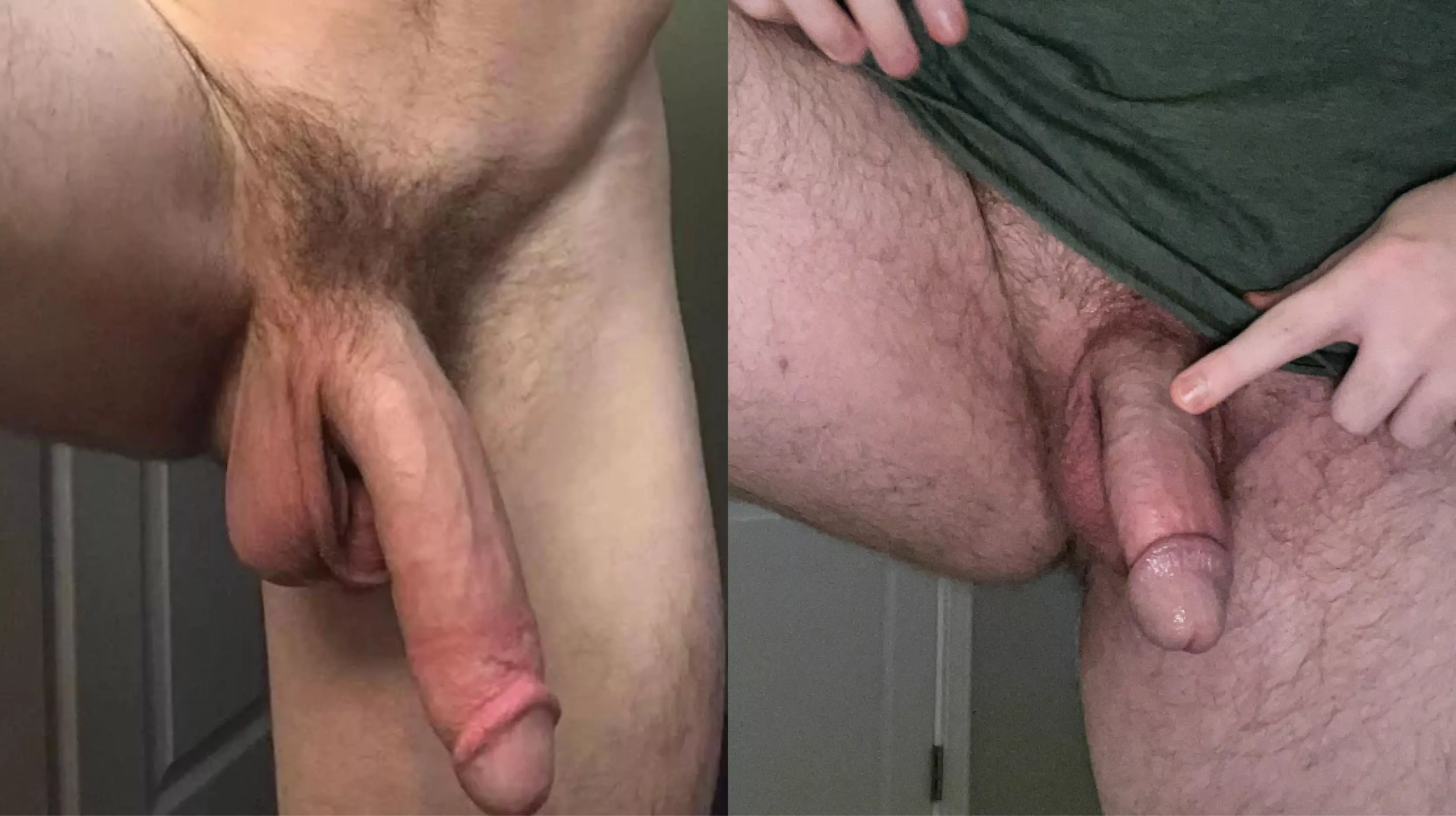 Double my size and he's not even fully hard 😨