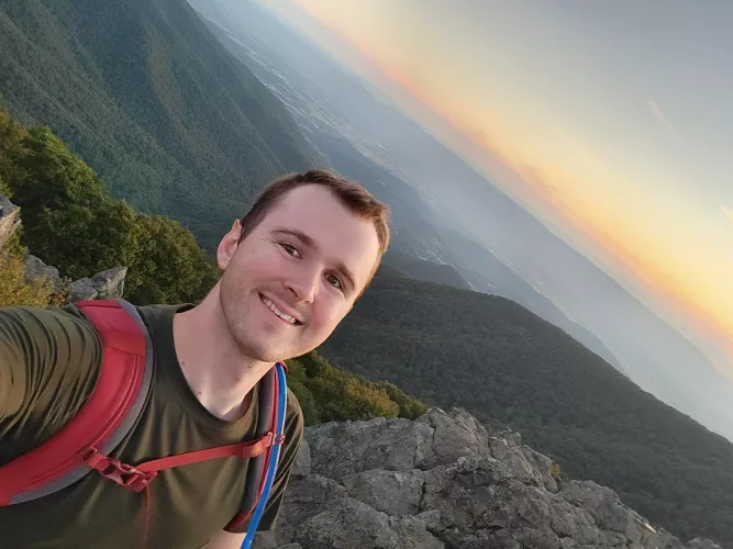 Enjoying a beautiful sunset!