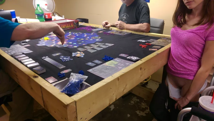 Game night with my family (x-post from /r/holdthemoan)