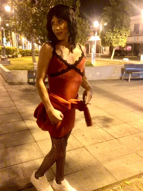 Gf dressed me up and took me out for the first time ((: