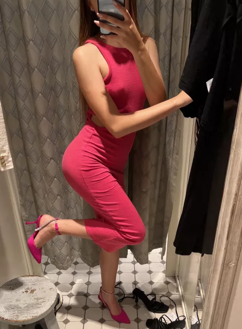 I have a remote controlled vibrator under this dress