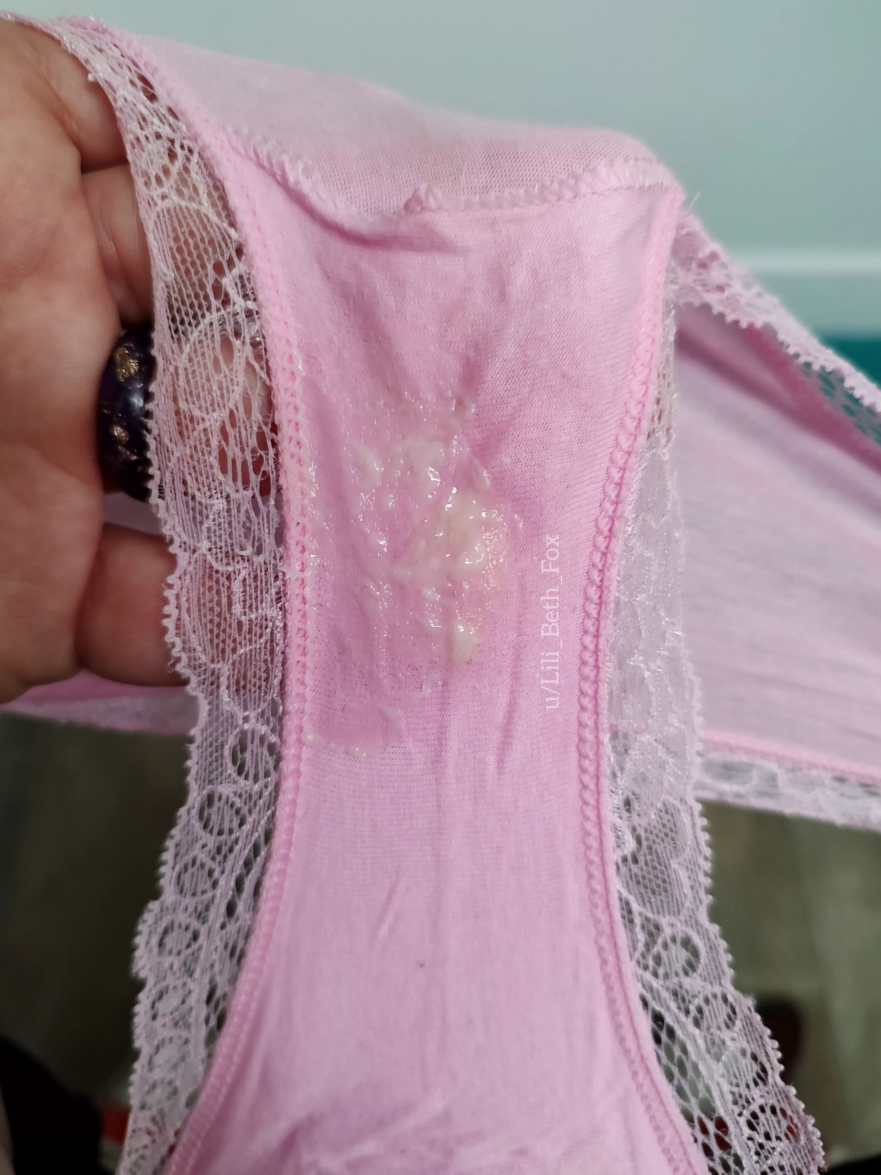 I love making pretty pastel panties dark and damp [OC]