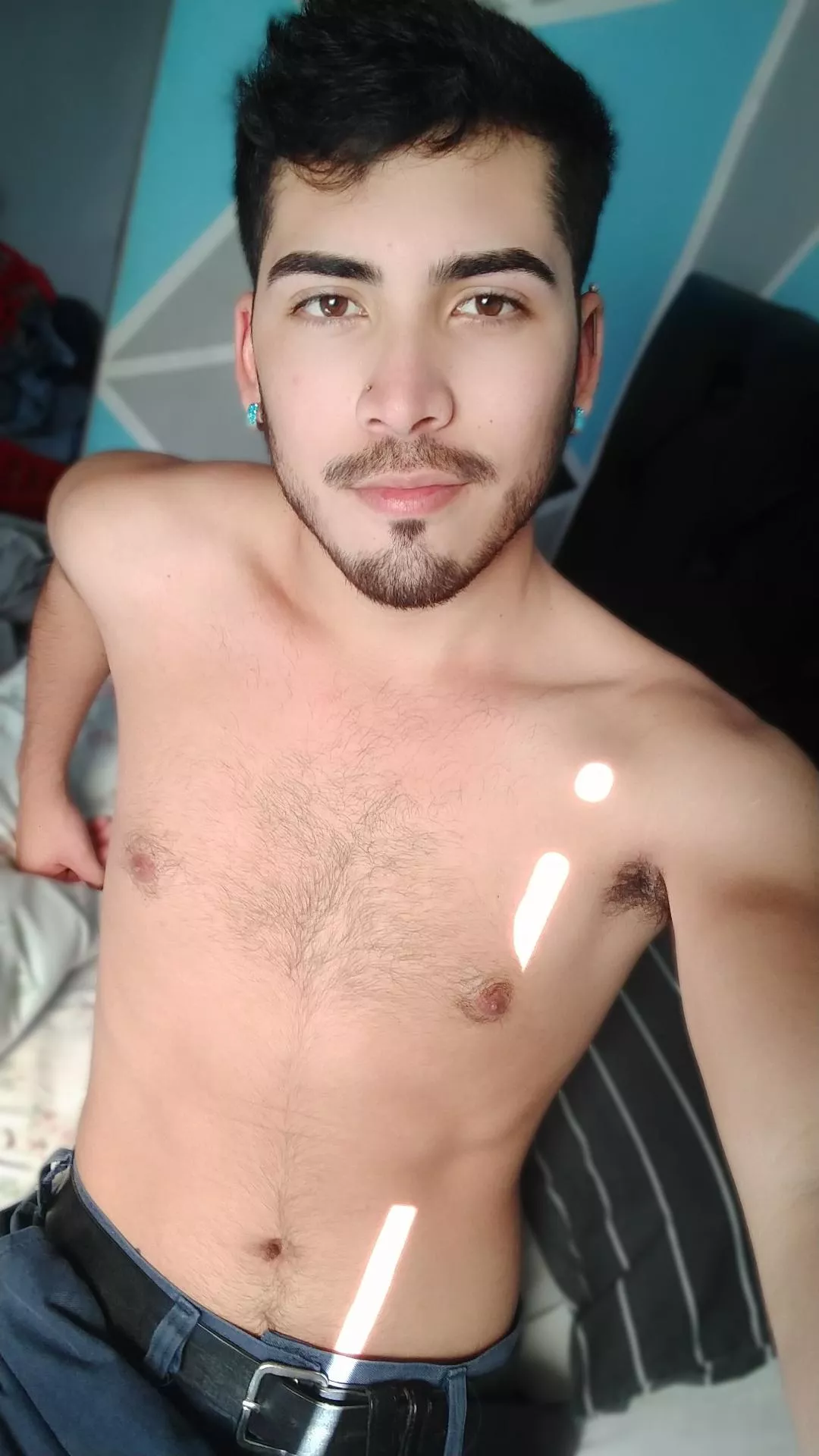 I used to not like my brown eyes but I think they look pretty in this pic