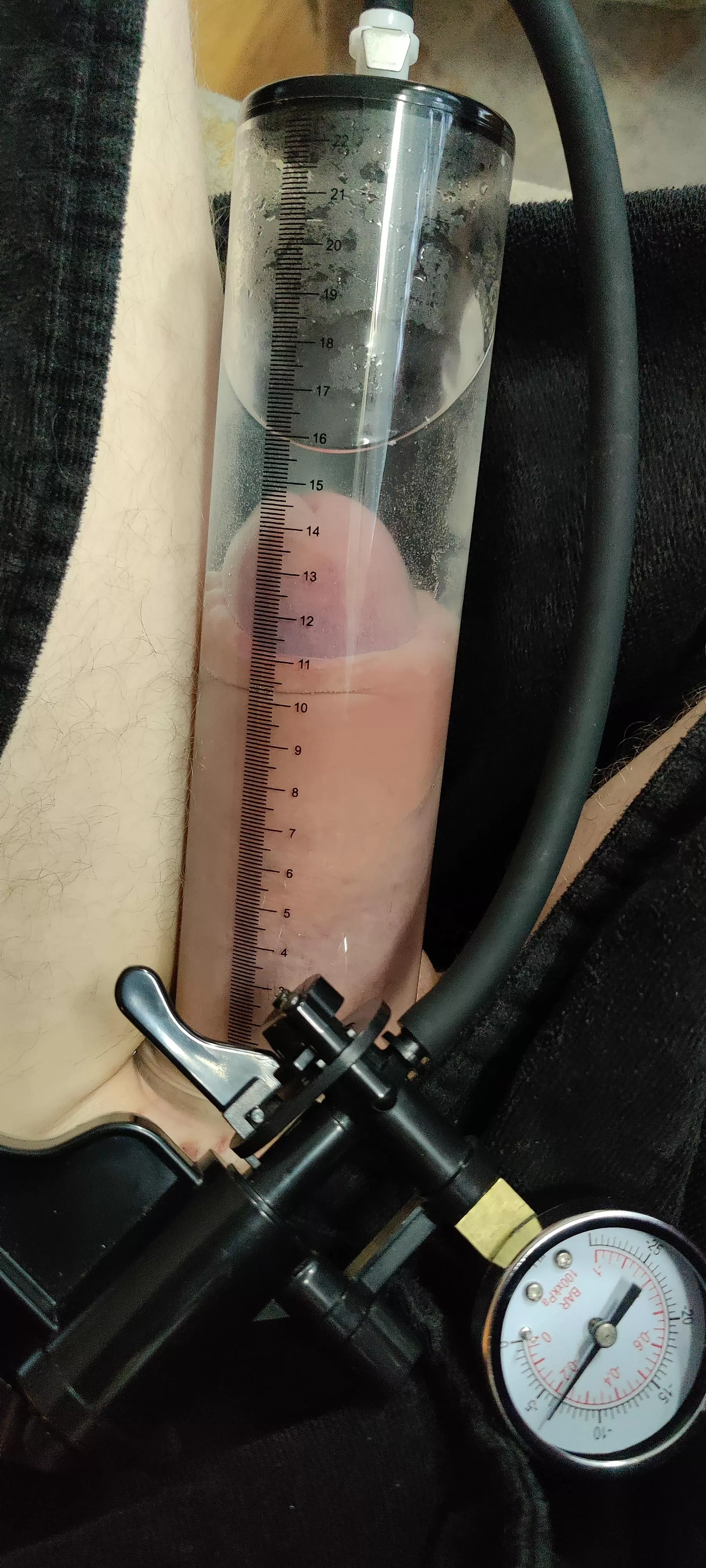 i'm newbie in reddit and here but last night 1.5h pumpsession and after 10hour again and can't wait results... I hope biggest one this time