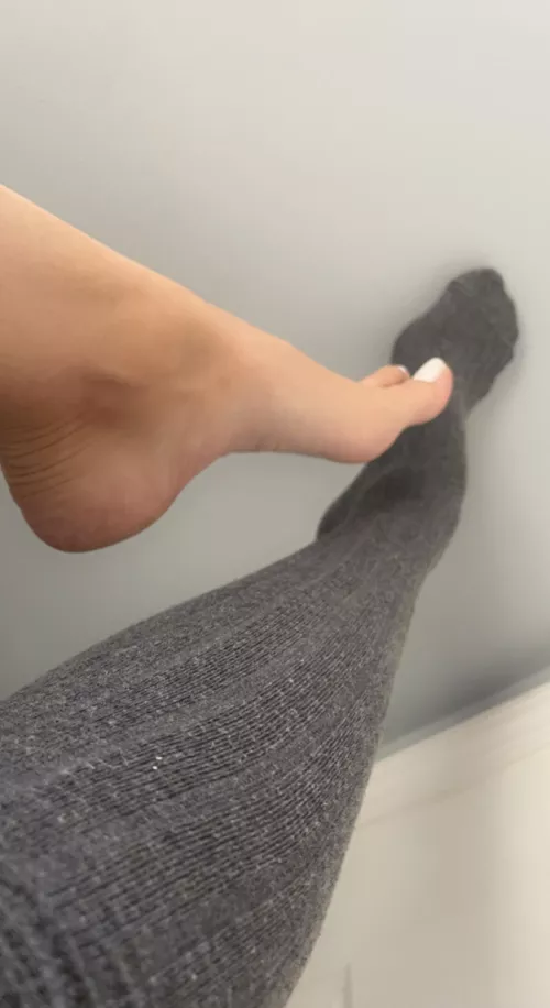 Knee high socks and a sexy arch