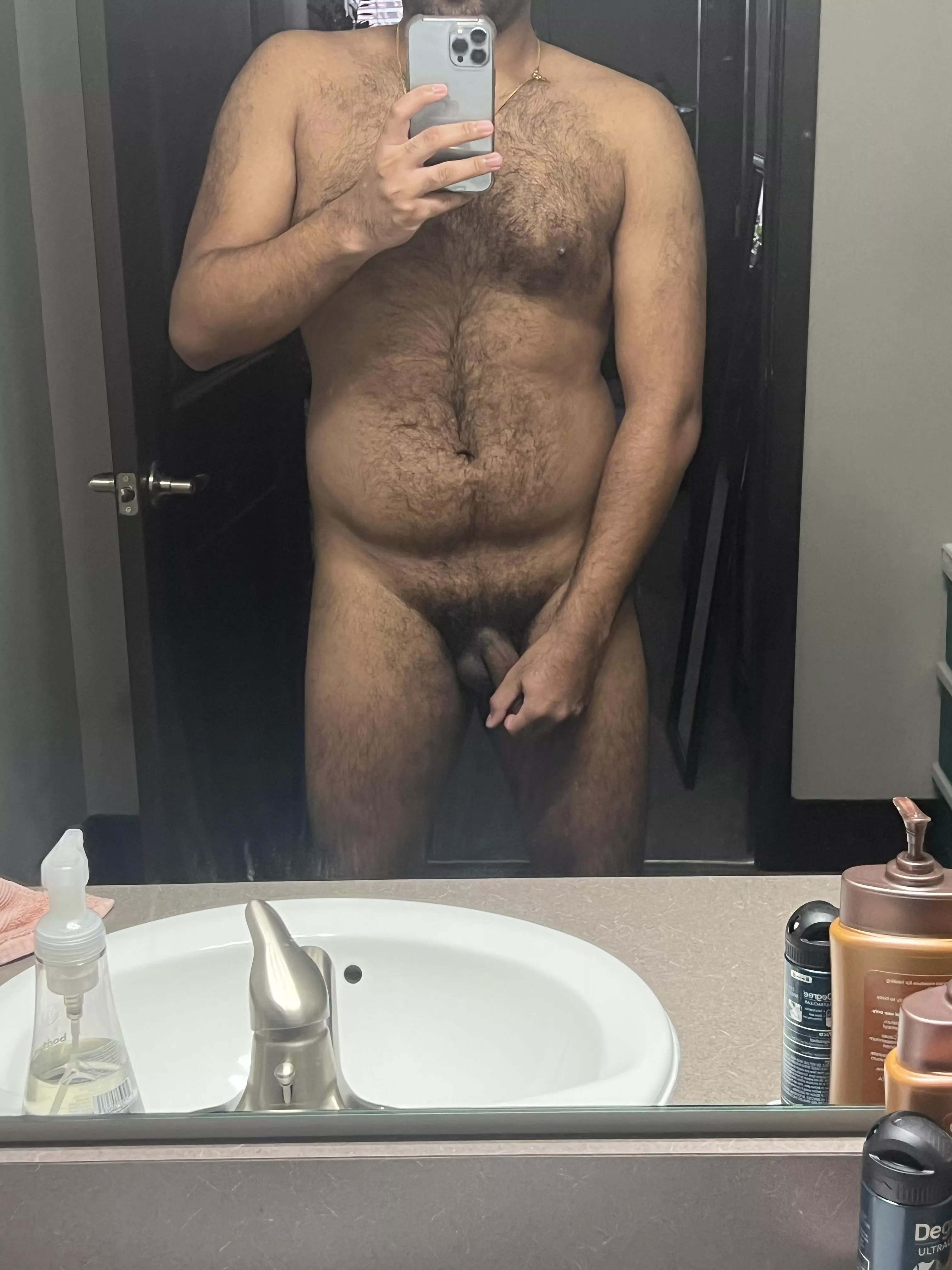 Lookin very much like a daddy with all this fur