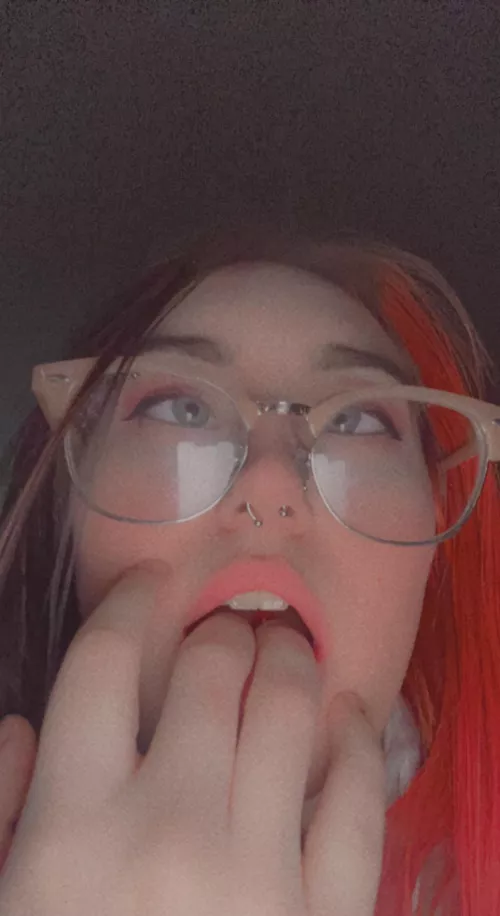 Love my mouth filled 🥴😈