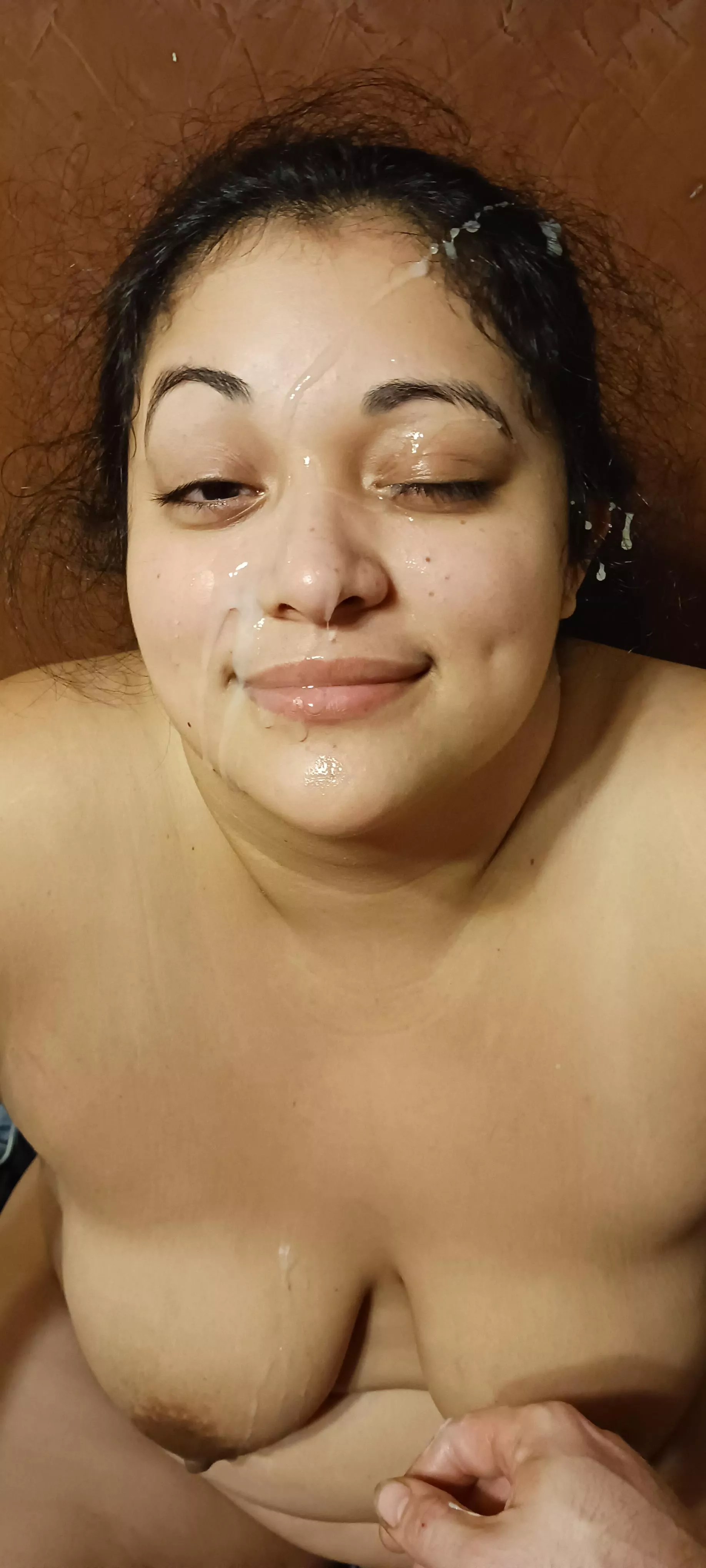 love to cover her face