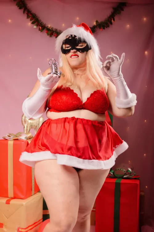 mommy claus is very excited about locking up elf 