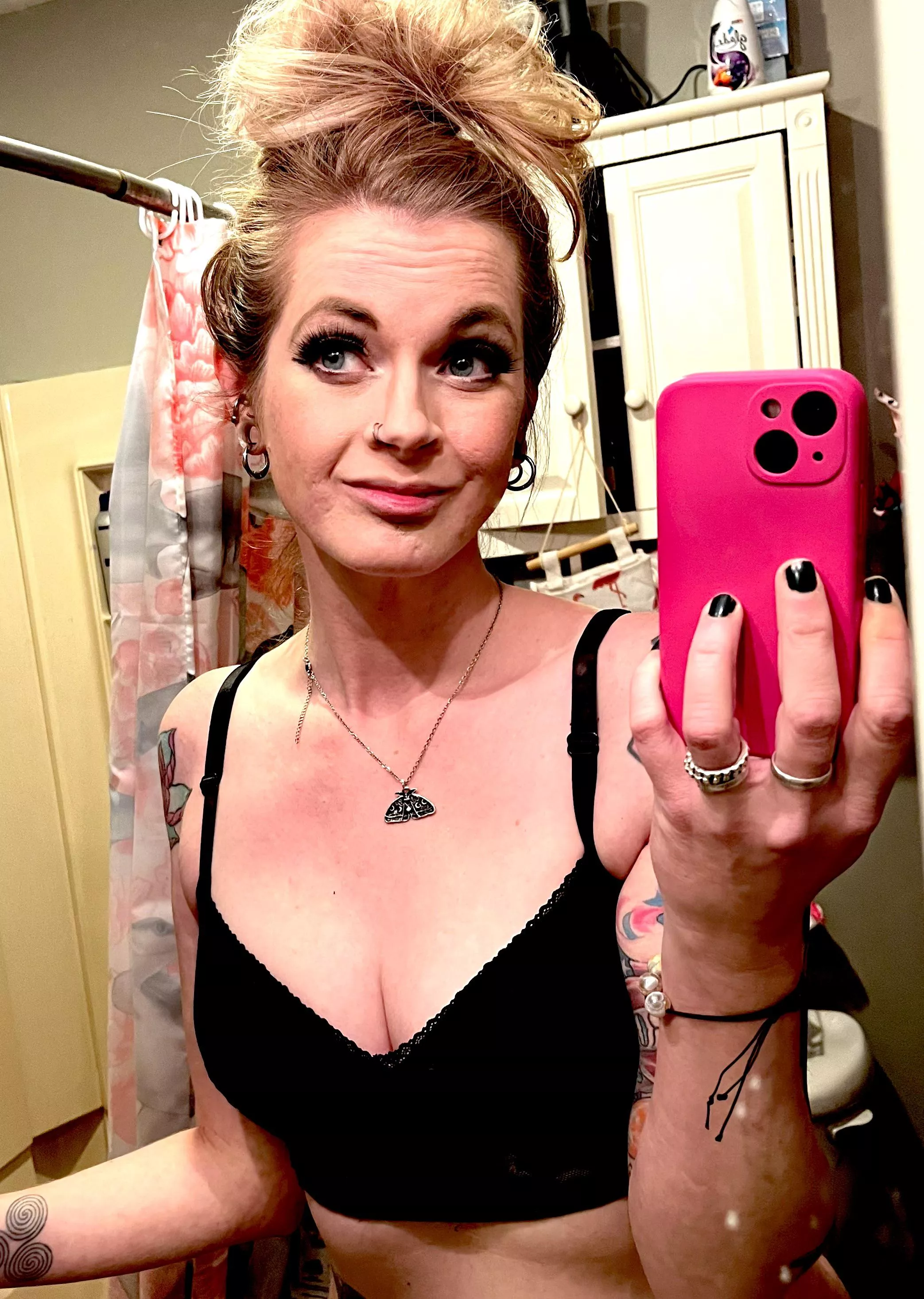 My mirror is dirty but not as dirty as my mind