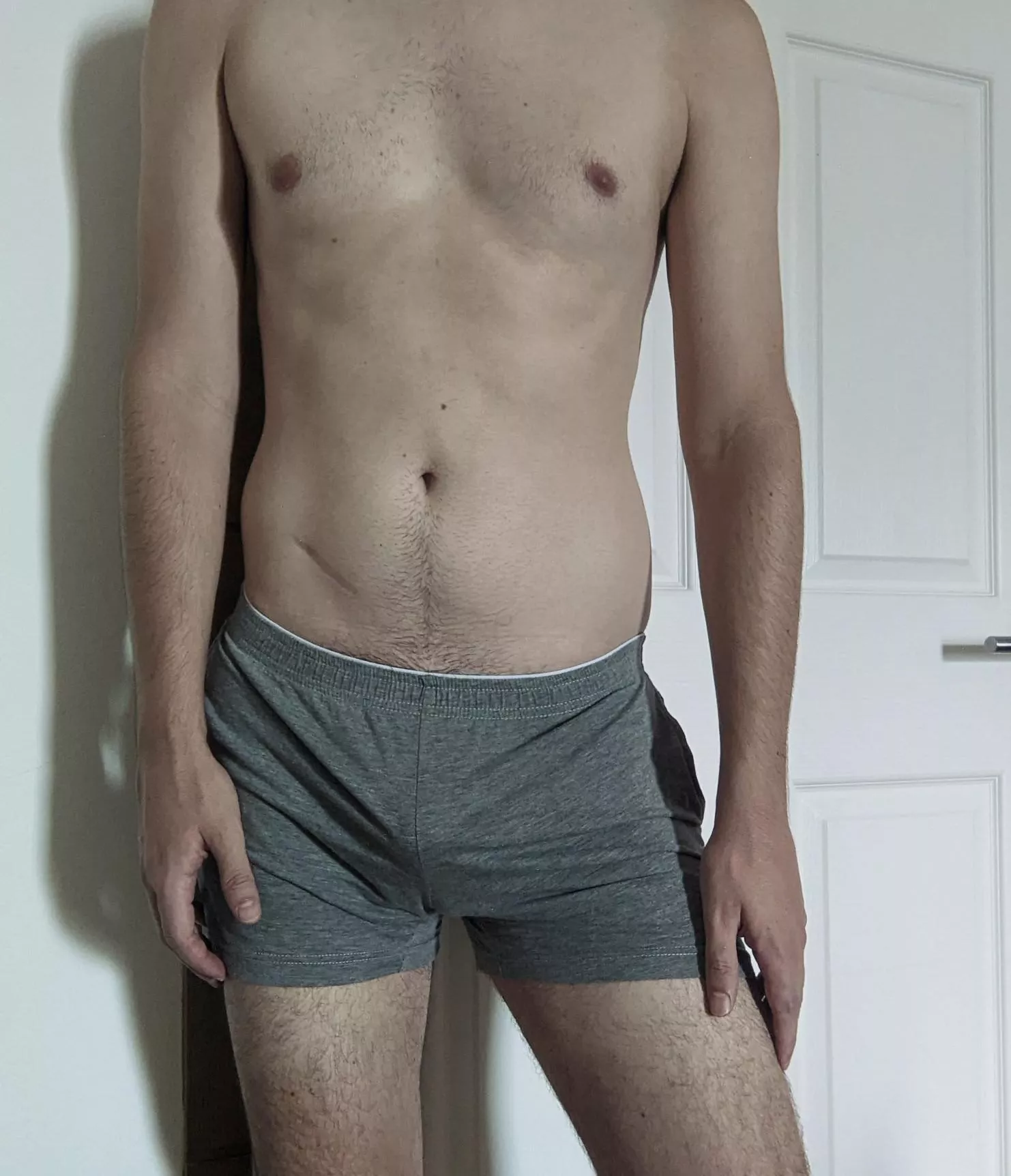 new grey boxers