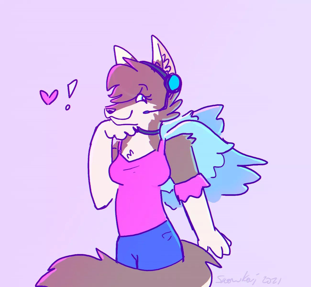 Oh.. hai!!! - art by me