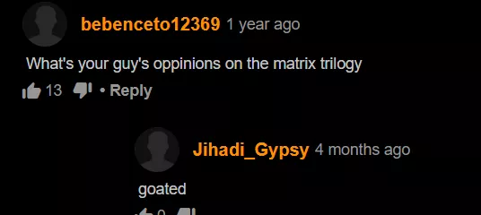 Opinion on Matrix