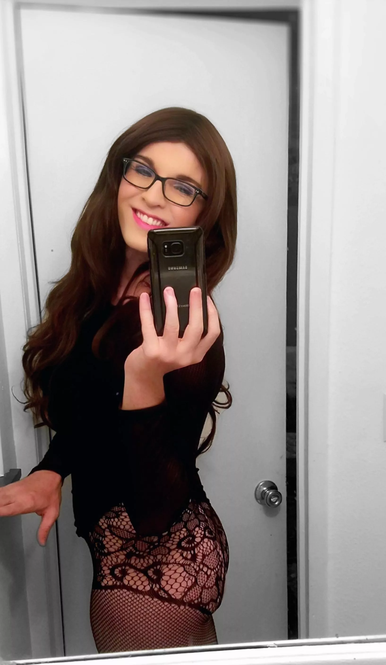 Patterned fishnets are always a personal favorite of mine 🥰