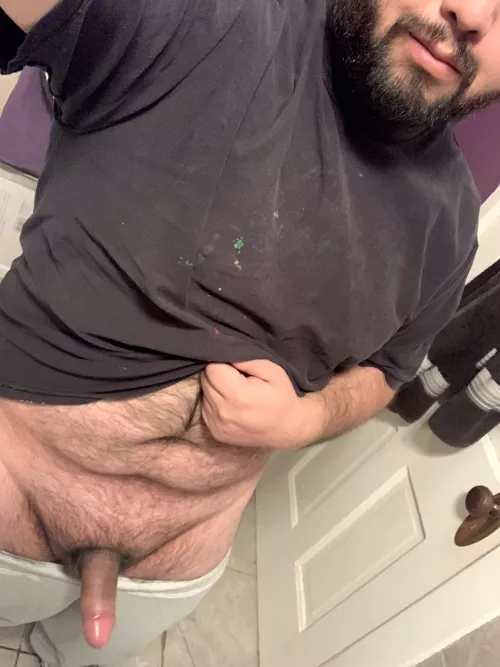 Pull down the grey sweats