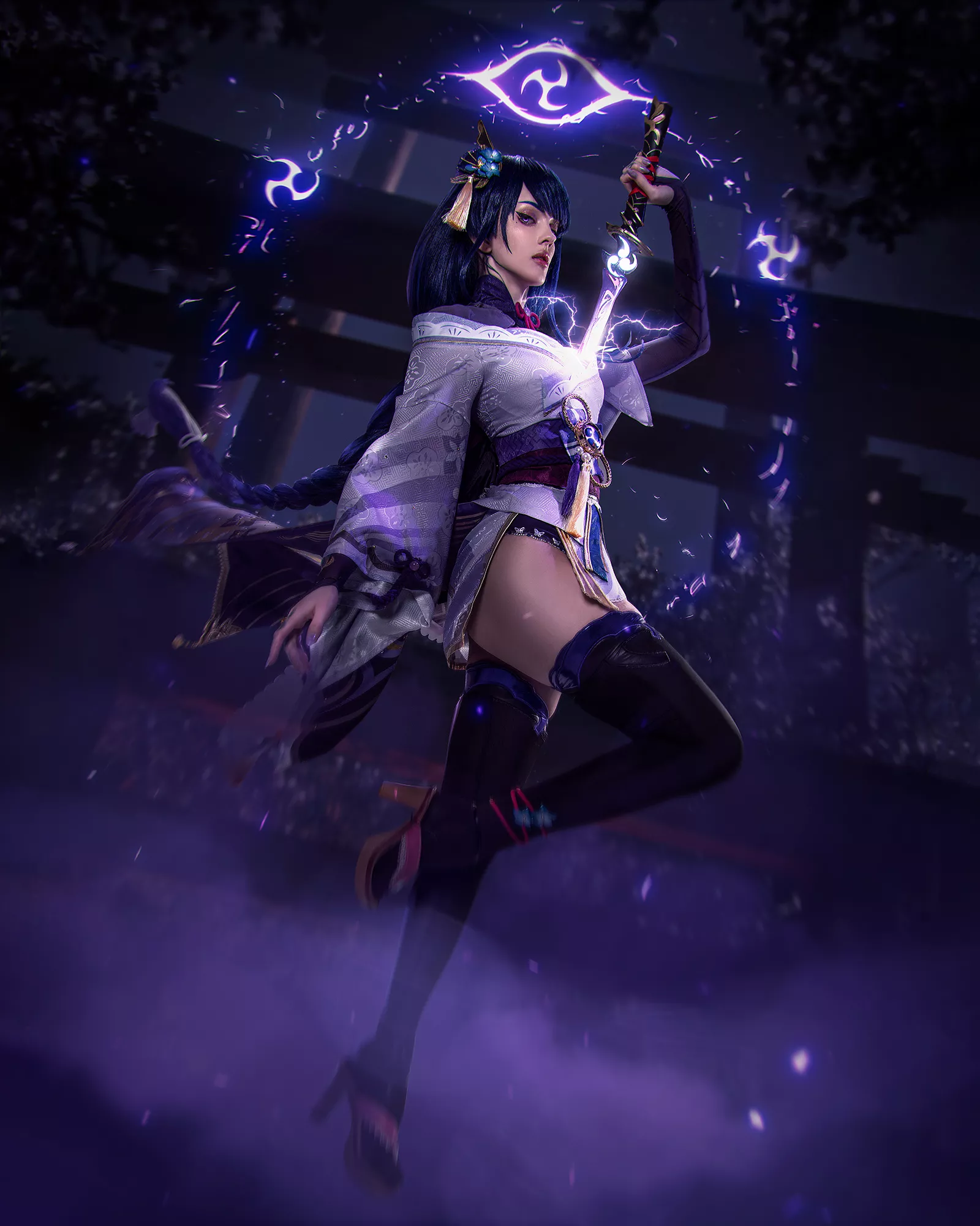 Raiden cosplay by Xenon. Photo and edit by Aku