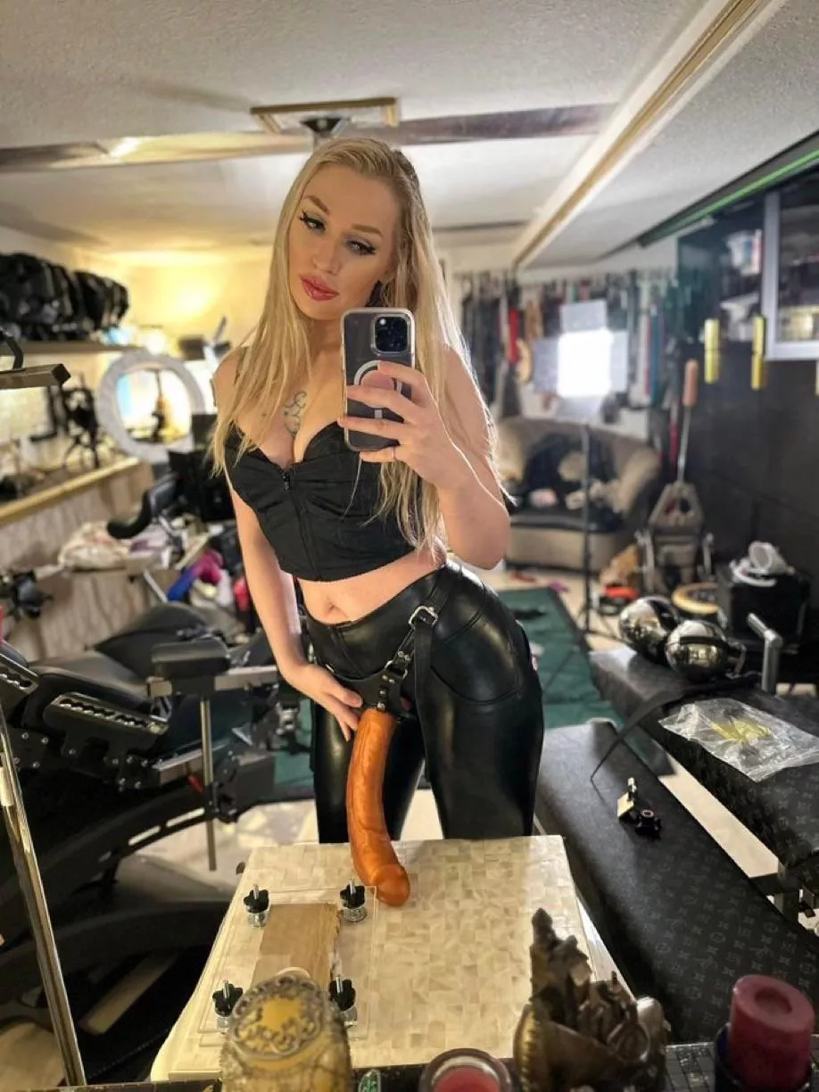 Ready to peg your sissy asshole