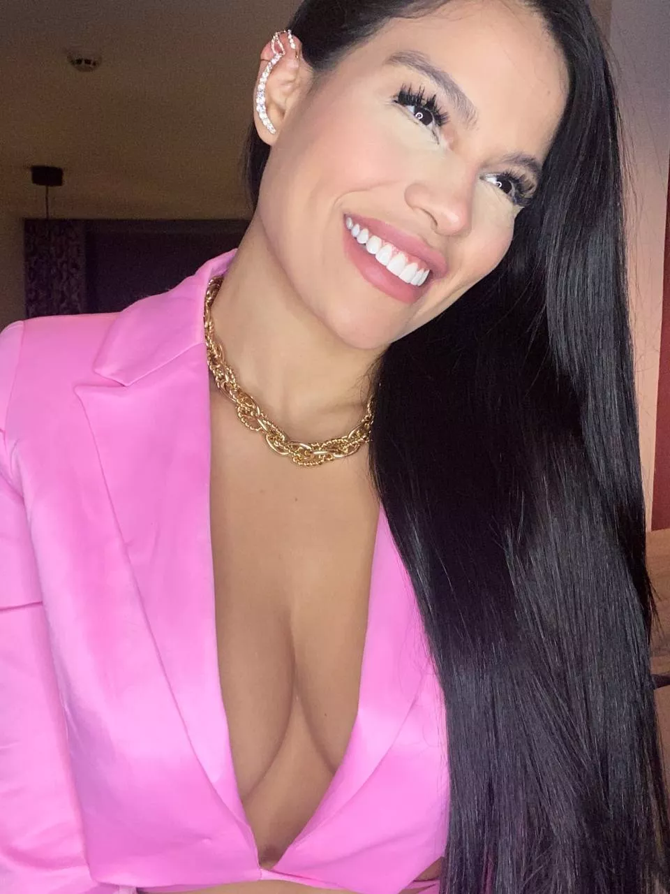 smiling because you have no clue how naughty I am 😏