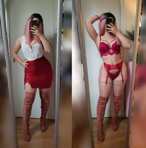 something a bit different.. pink boots [oc]