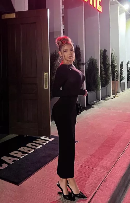 Tight dress for winter