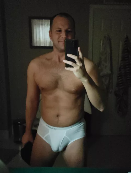 waking up in dad briefs