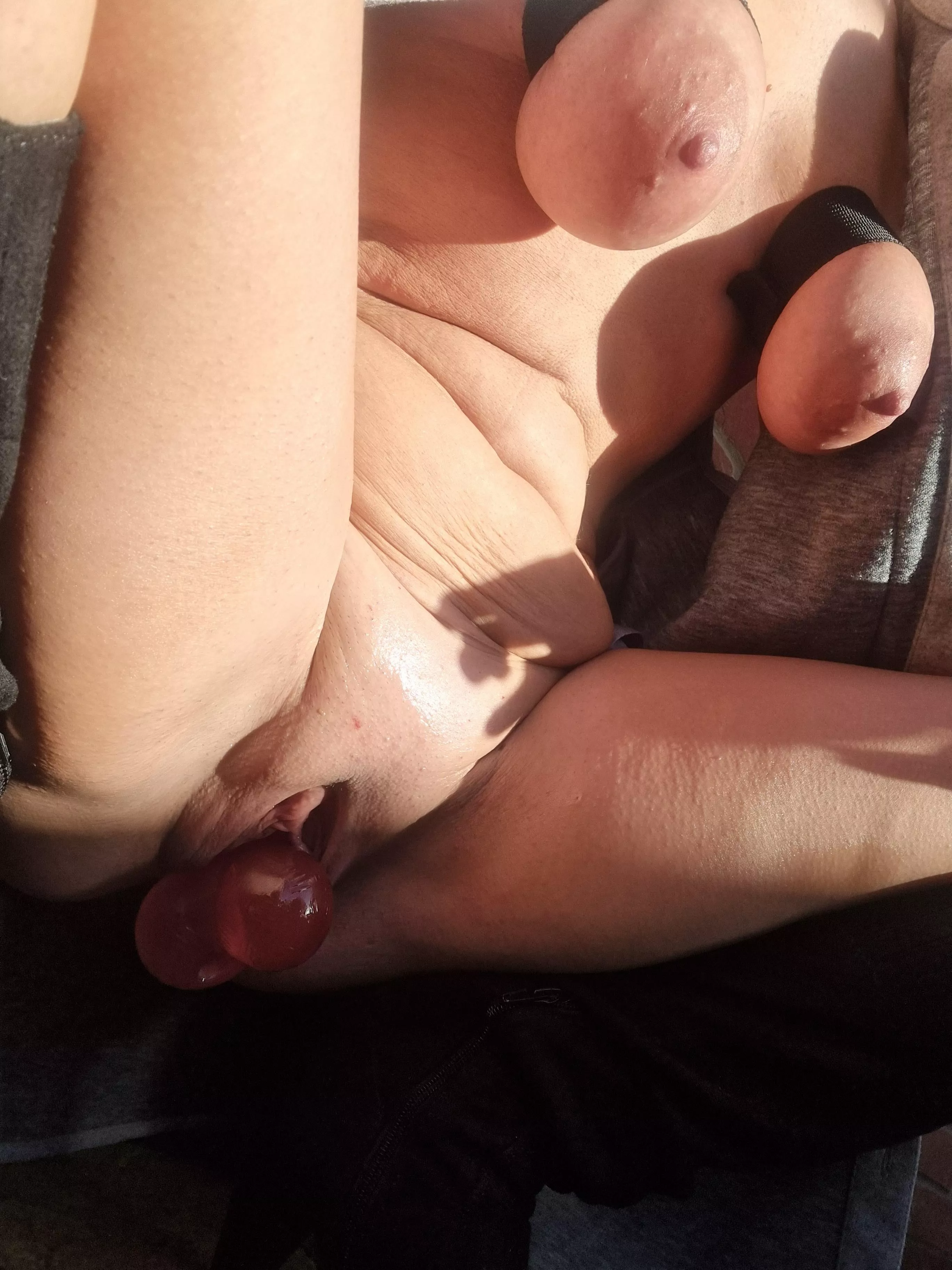 Went out stu(f)fed strapped and naked.