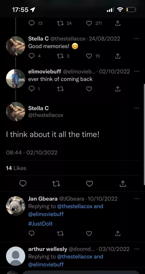 With her birthday two days ago, I’ve just found this and Stella is semi active on Twitter. Think she will come back ?