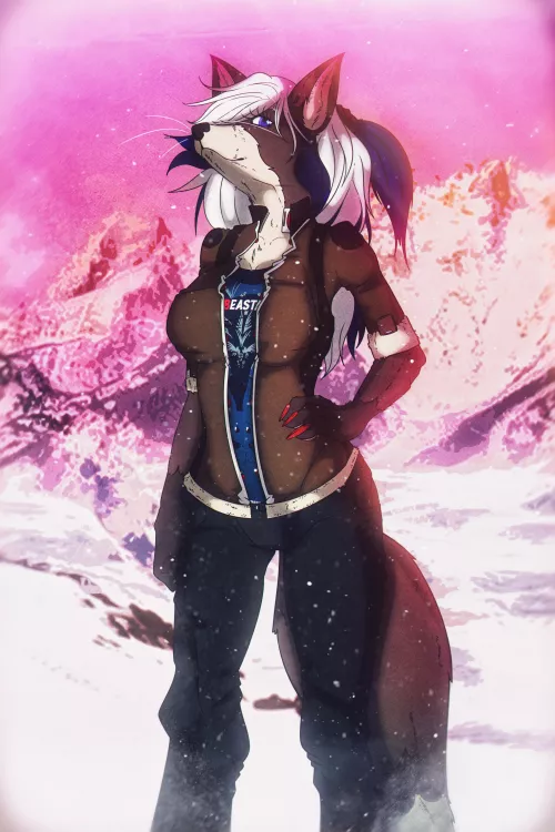 Wolf Lady! (Art by me: 0l-Fox-l0)