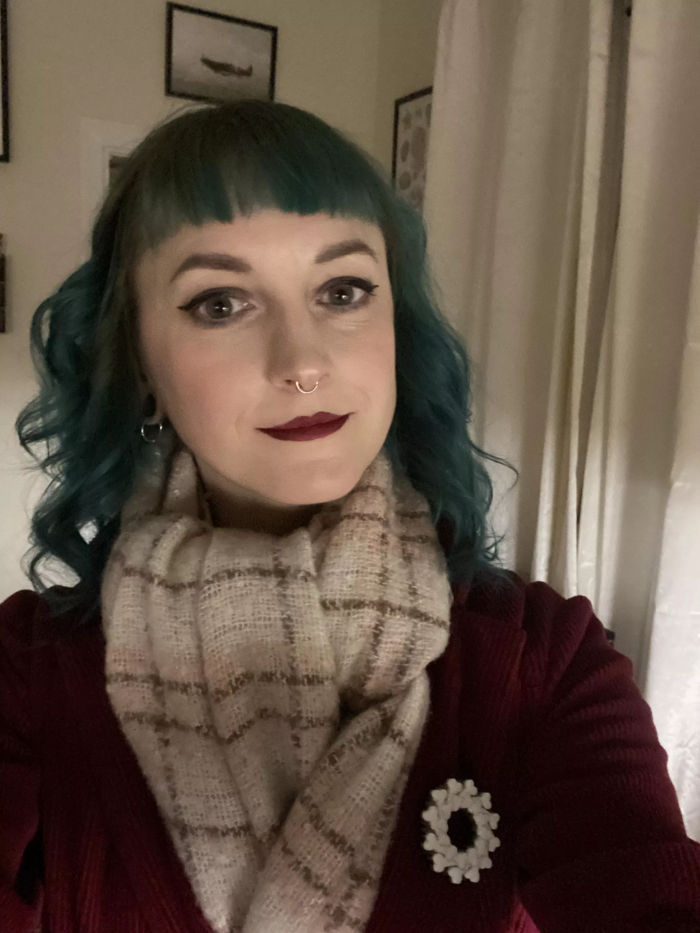 Wrapped up for the Scottish winter 🥶