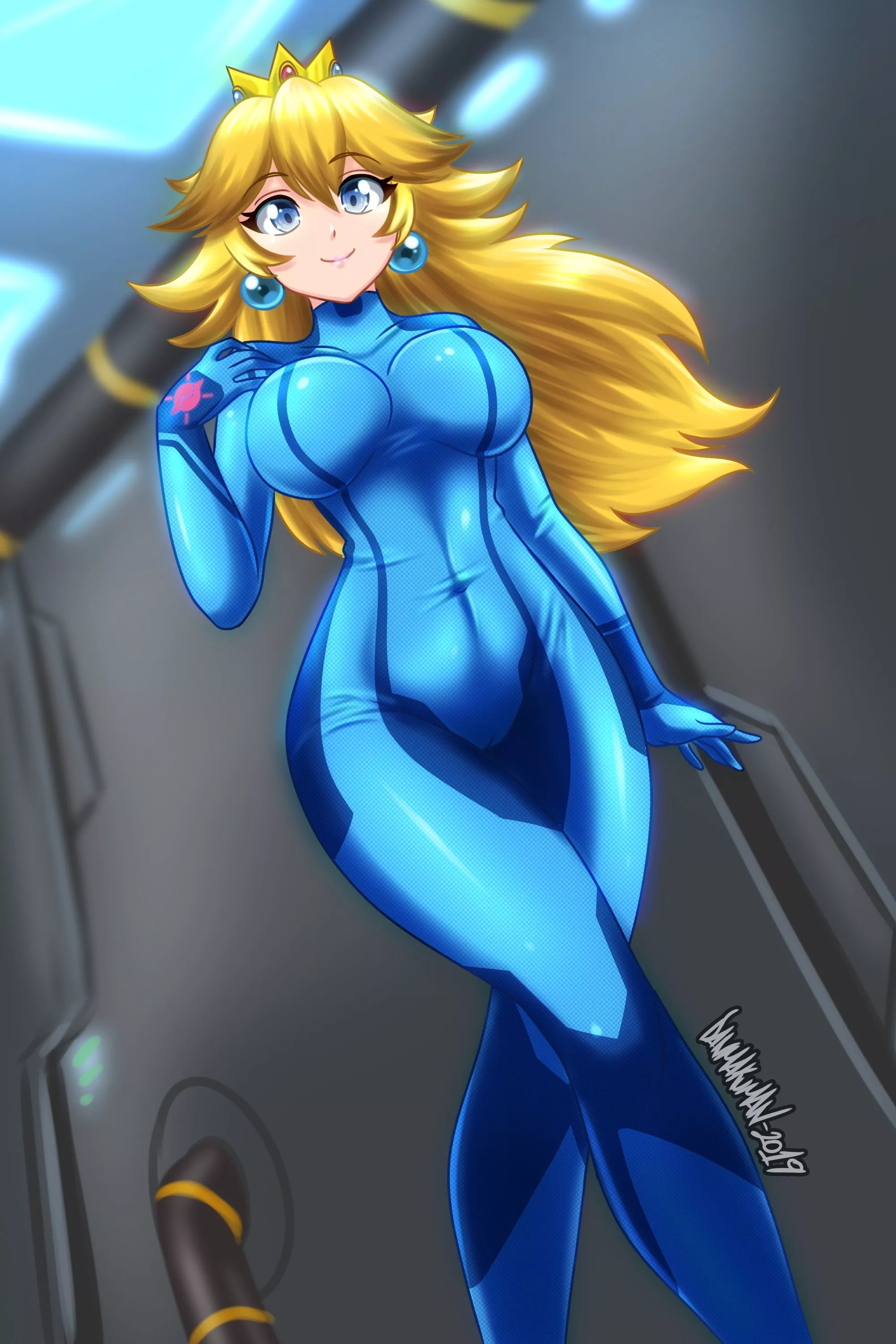 Zero Suit Peach (Danmakuman ) [Metroid]