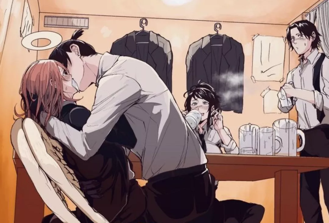 Aki and Angel in an alternate reality