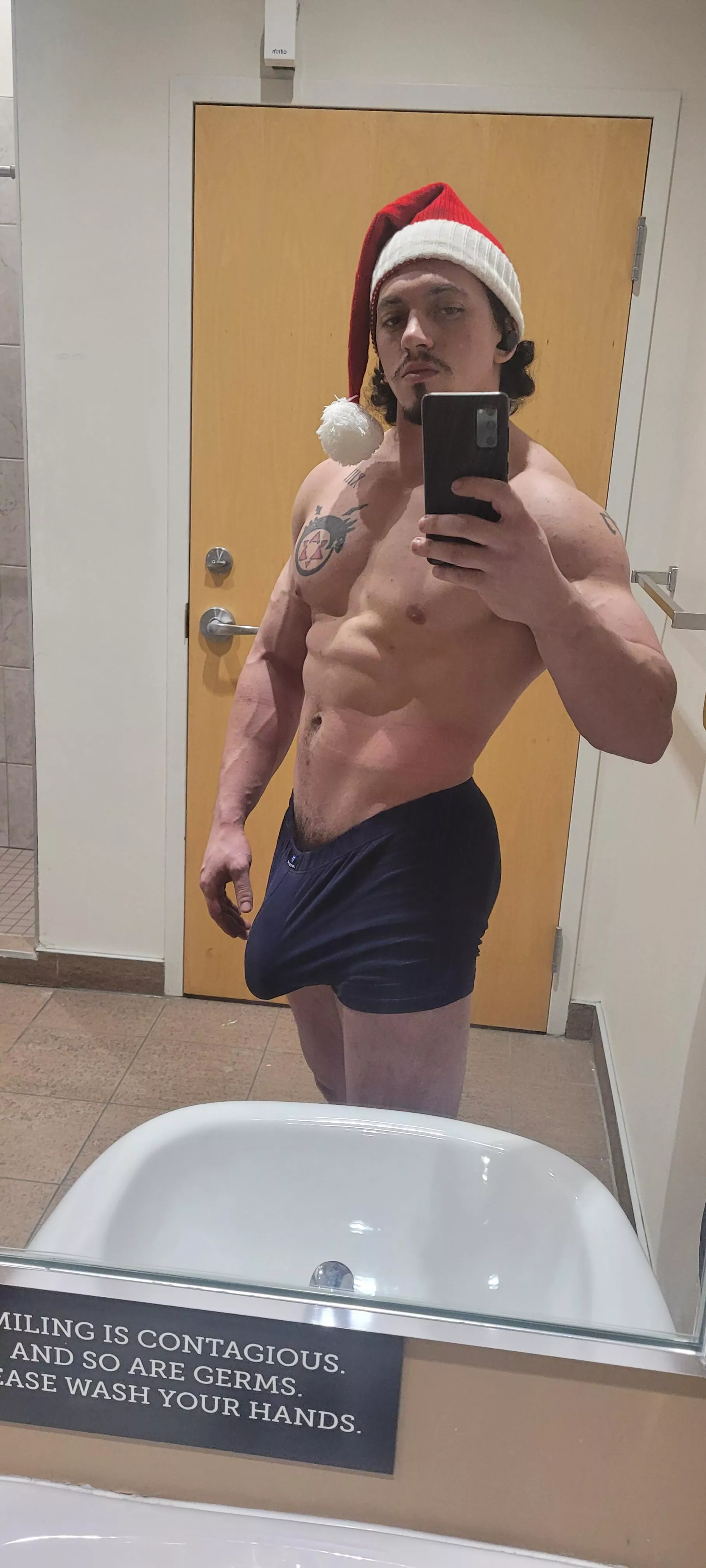 Anyone want to sit on Santa's lap