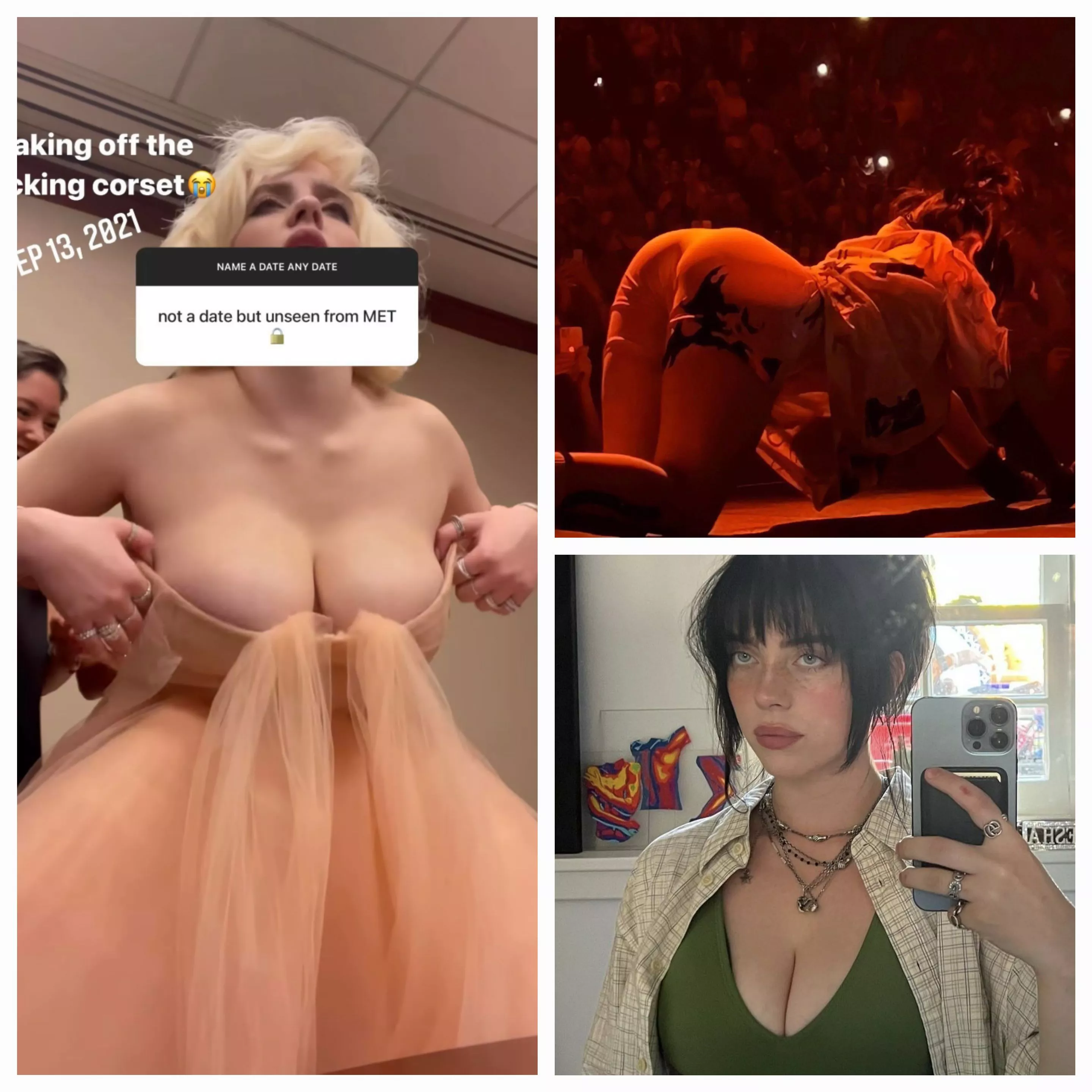 Billie Eilish has me throbbing uncontrollably for her pretty face and that curvy body, make me goon and pump for her until I'm completely drained