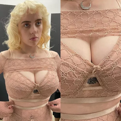 Billie Eillish boob tatto