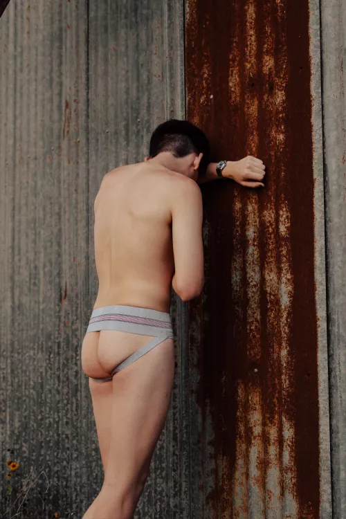 Boy and his jockstrap