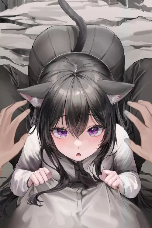 Catgirl Getting Frisky