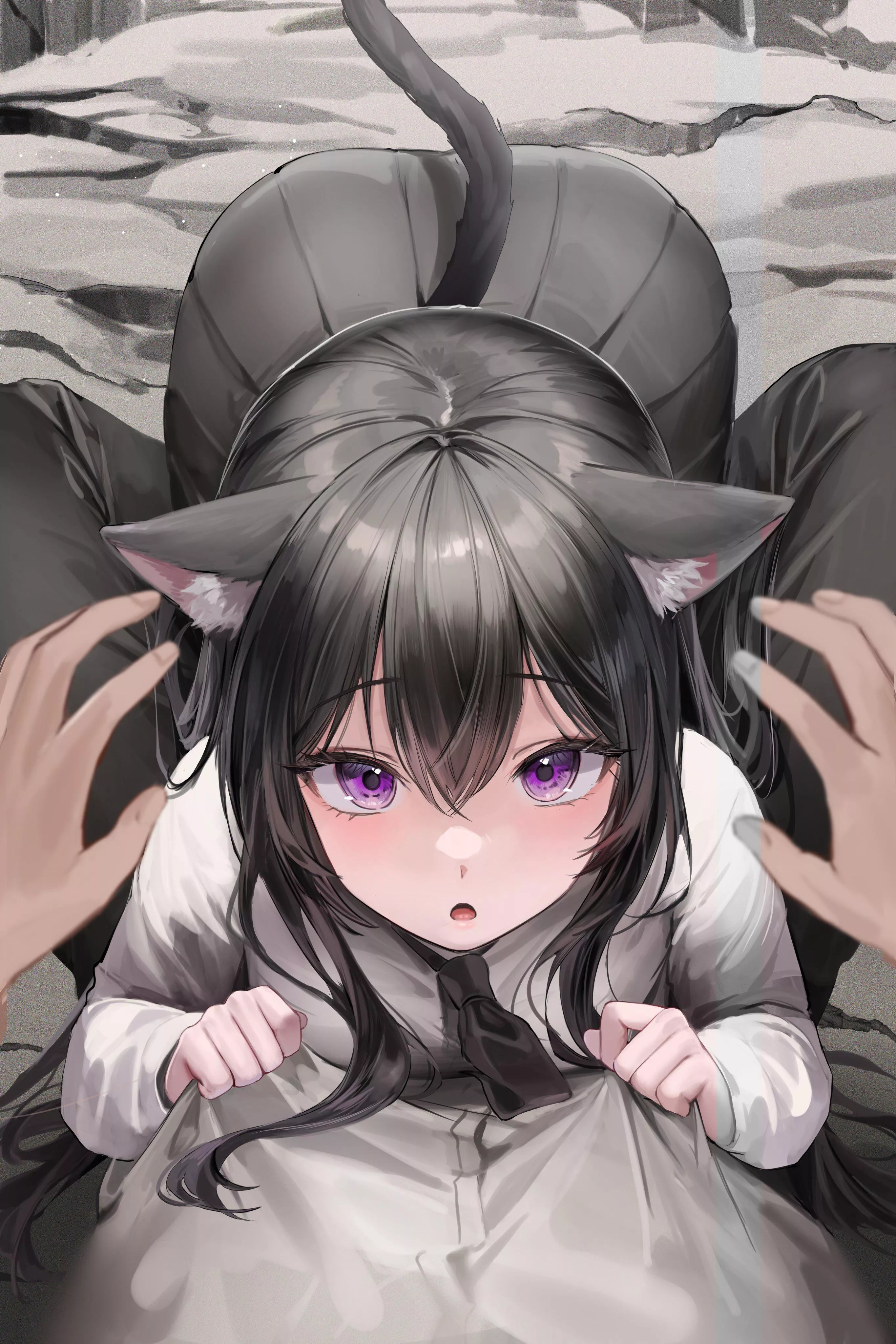 Catgirl Getting Frisky