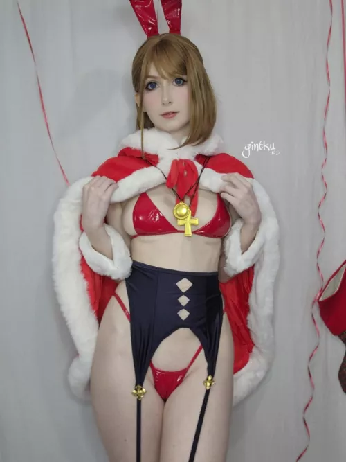 Christmas Bunny Girl by gintku 🐇❤️