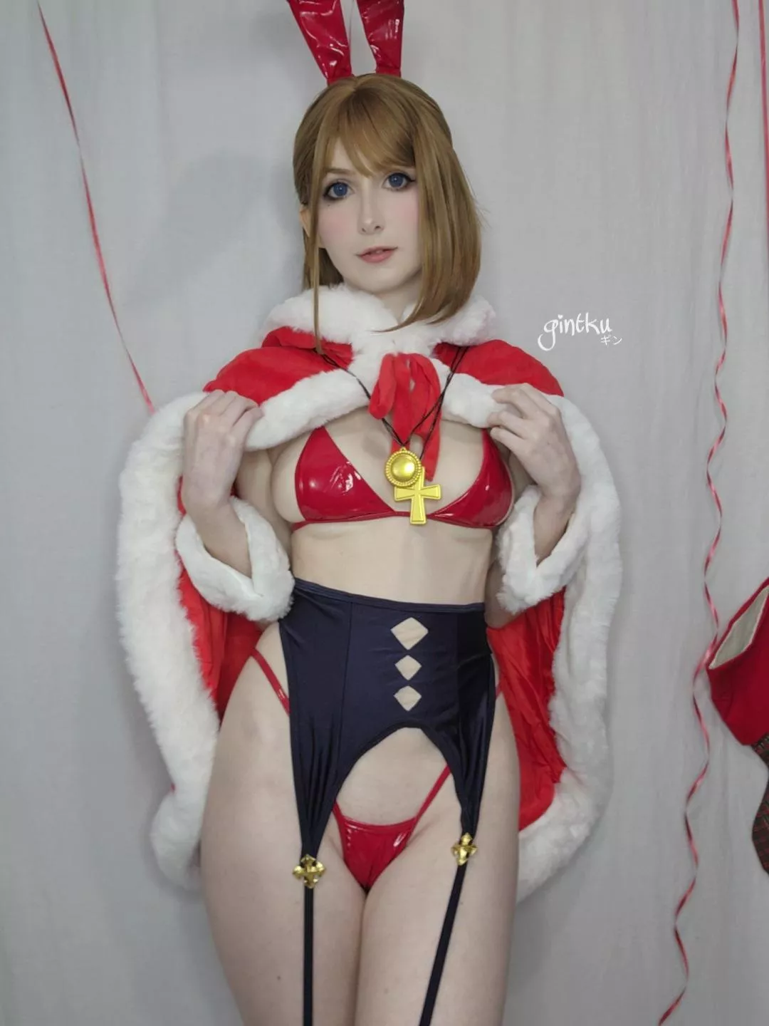 Christmas Bunny Girl by gintku 🐇❤️