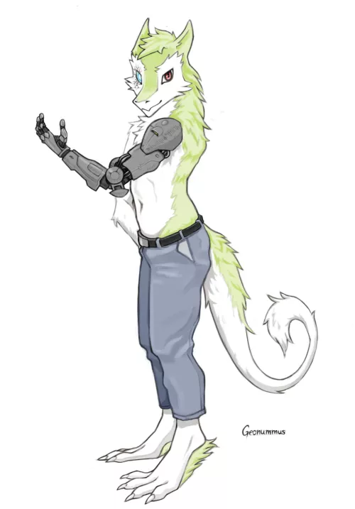 Commission I did for Hux The Sergal