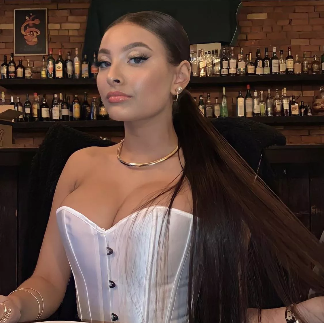 Dinner and some trophy titties