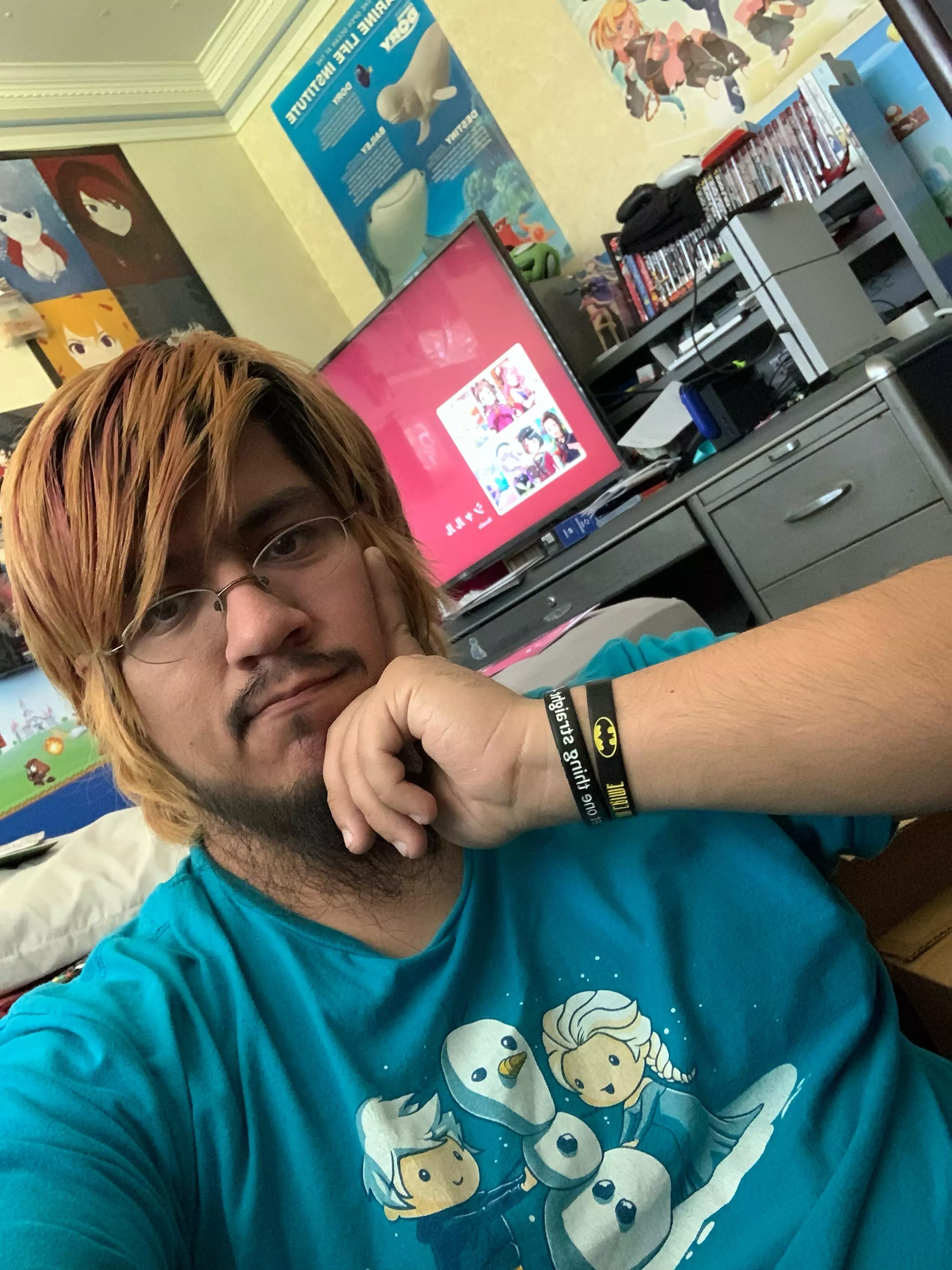 Distracting myself from finishing up wrapping presents