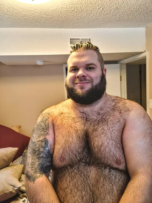 Fresh out of the shower and feeling frisky