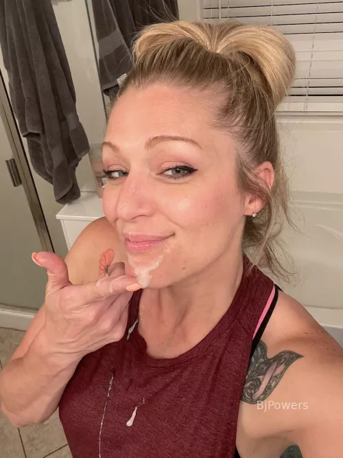 Gotta get my protein after a workout