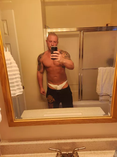 Harry potter pants and a thong!!!