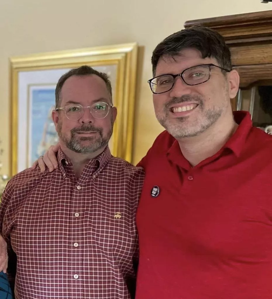 Holiday with my handsome husband.