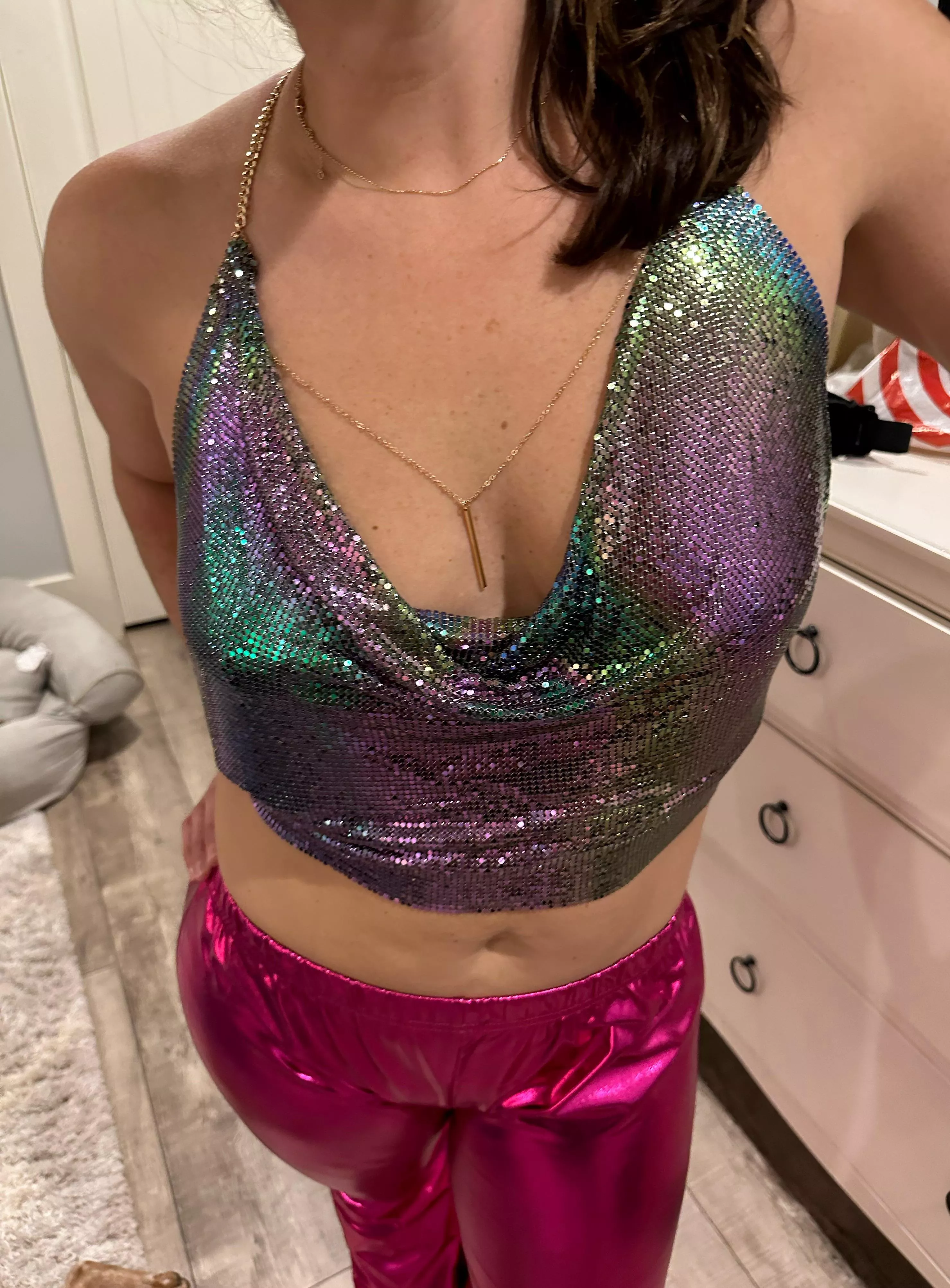 How was this crop top for a disco party? (OC)