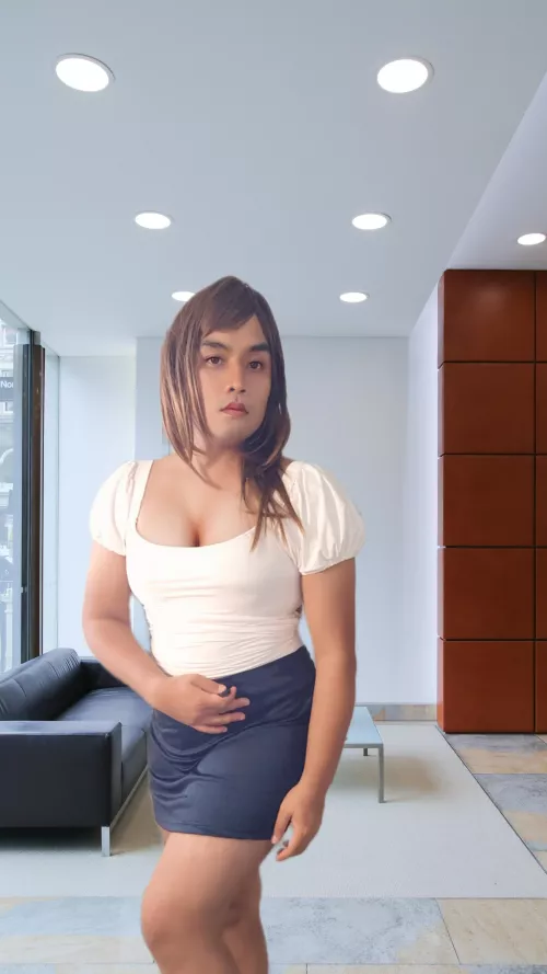 I keep having a fantasy hired as an female secretary..