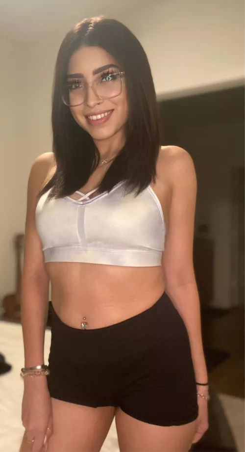 I love showing off my crop top